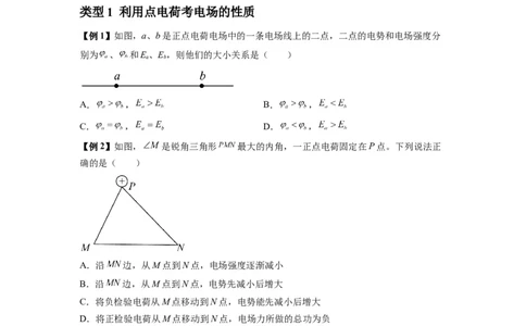 专题21电场能的性质（原卷版）_2025高中物理模型方法技巧高三复习专题练习讲义_新版高考物理模型与方法