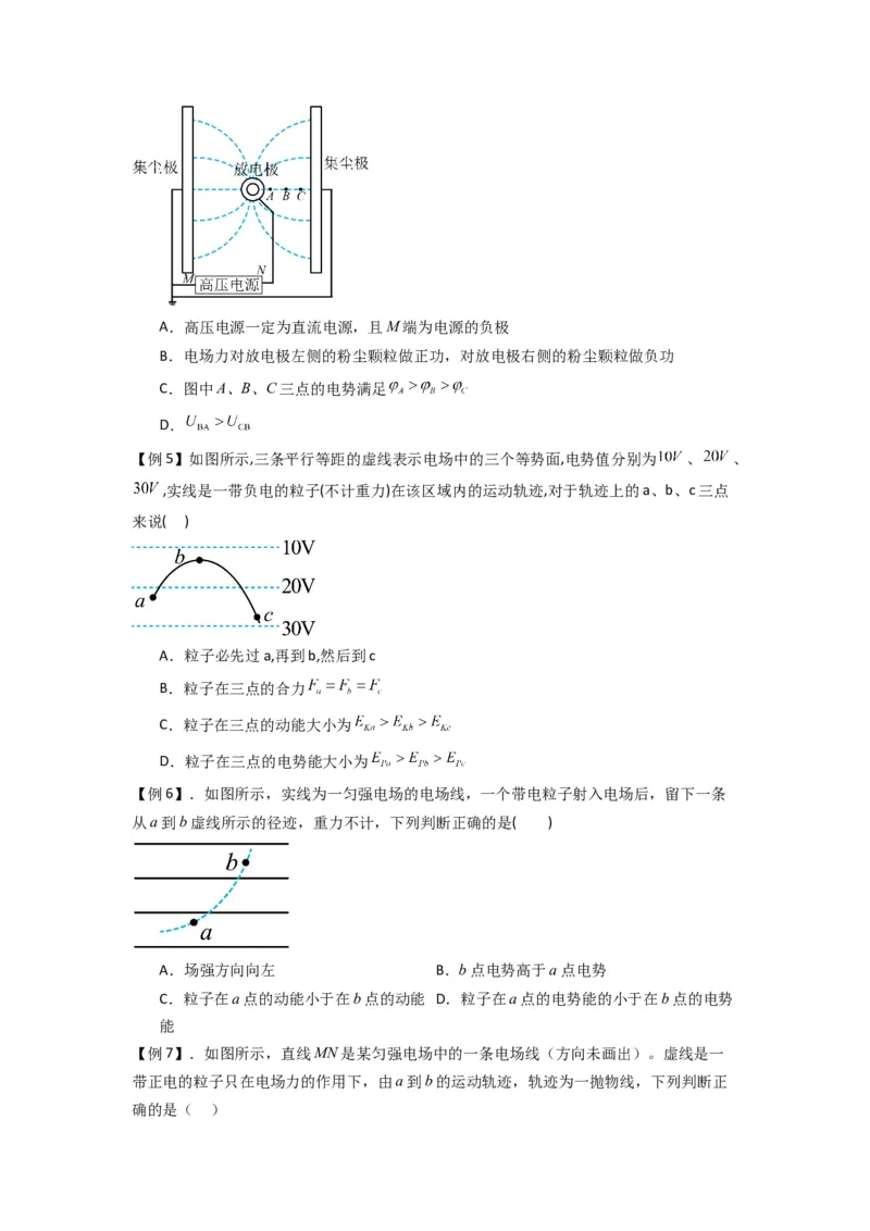 专题21电场能的性质（原卷版）_2025高中物理模型方法技巧高三复习专题练习讲义_新版高考物理模型与方法