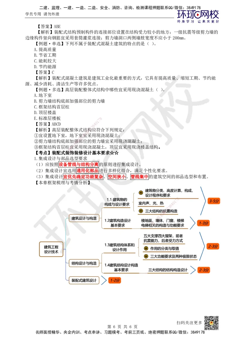 06.第5讲-14-15建筑结构设计及装配式建筑设计基本要求_2026年一级建造师_2026年一建建筑_2025年一建建筑SVIP_02-基础精讲✿高端面授✿深度强化_马红