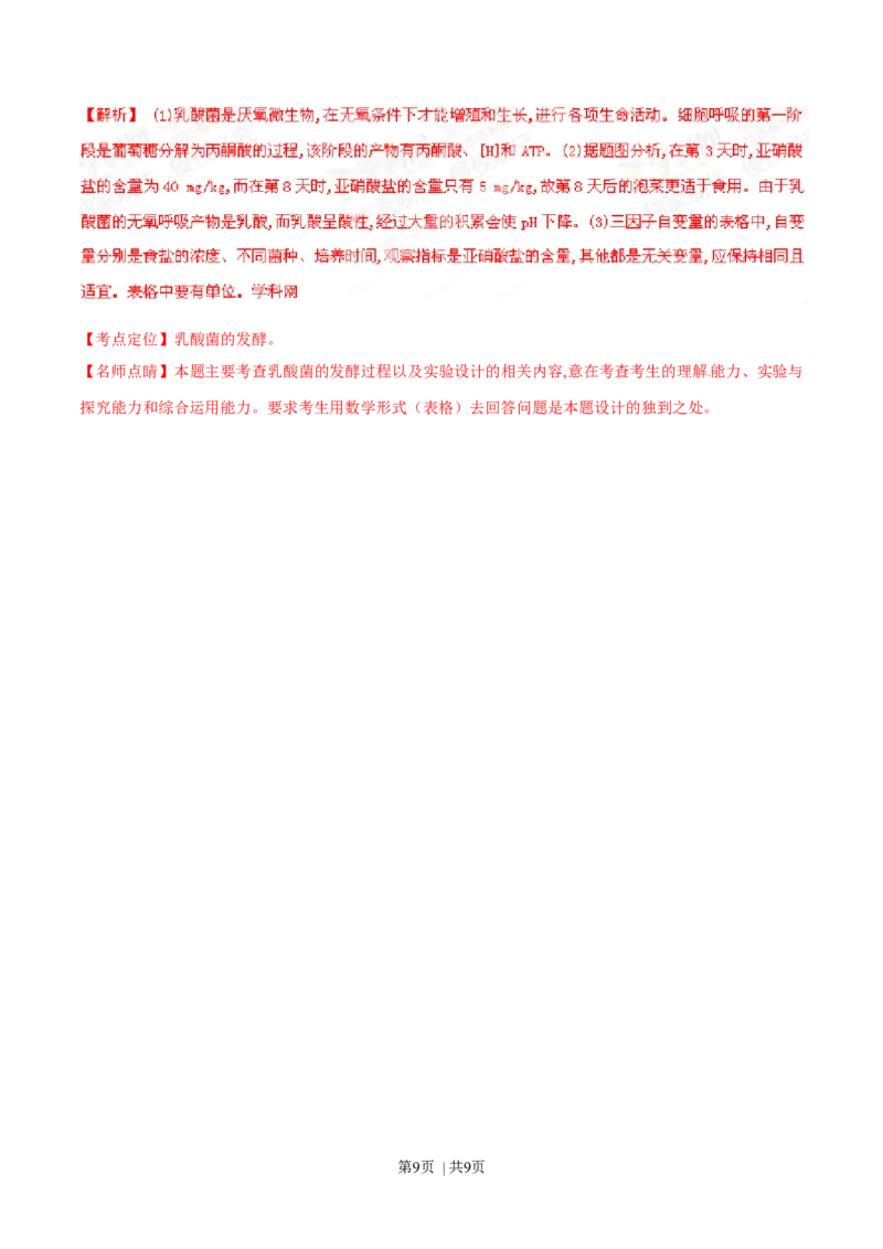 2015年高考生物试卷（广东）（解析卷）_生物历年高考真题_新&middot;Word版2008-2025&middot;高考生物真题_生物（按年份分类）2008-2025_2015&middot;高考生物真题
