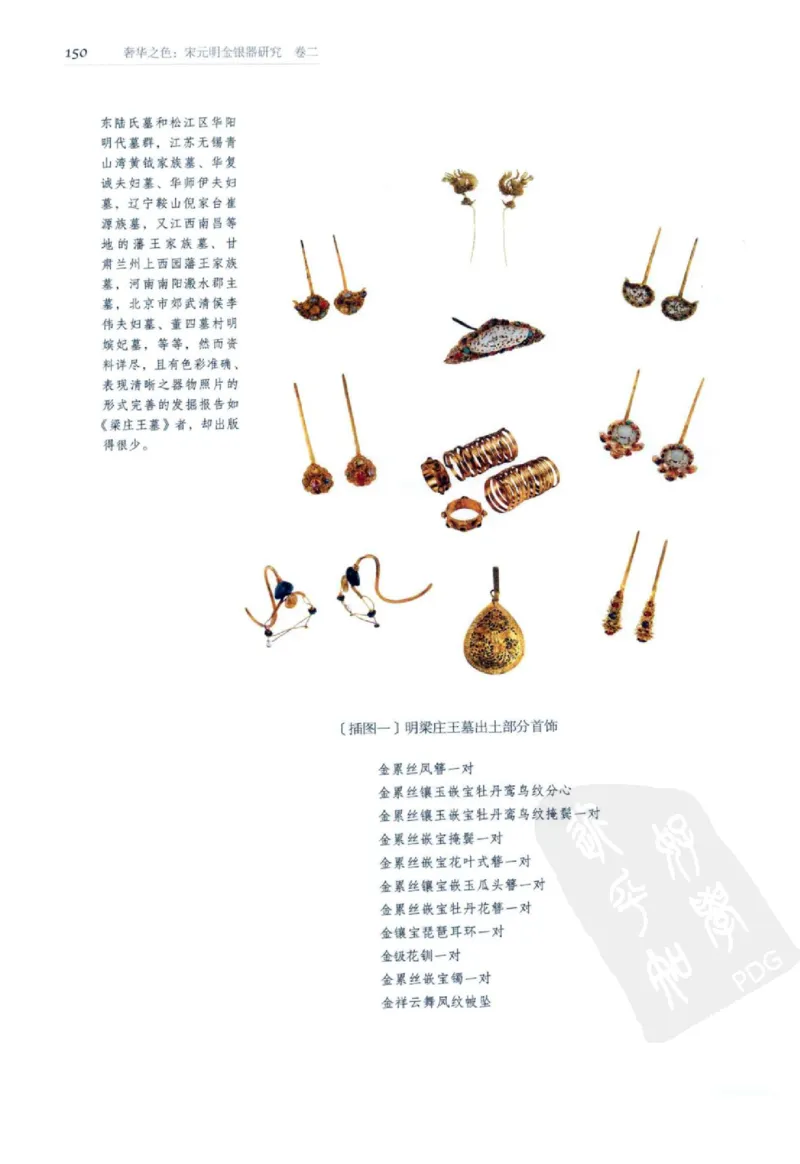 奢华之色宋元明金银器研究卷2明代金银首饰_扬之水_X018-玉石珠宝鉴定教程最新合集_5、玉石鉴定专题全套课程_玉石电子书_中国古代金银首饰