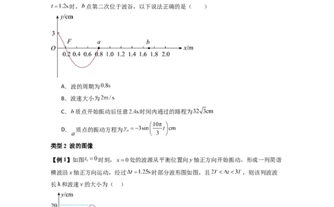 专题19机械波（原卷版）_2025高中物理模型方法技巧高三复习专题练习讲义_新版高考物理模型与方法
