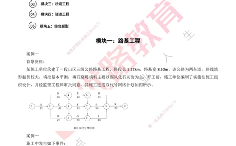 25年一建《公路实务》案例突破讲义打印版_2026年一级建造师_2026年一建公路_2025年一建公路SVIP_04-冲刺串讲✿考点强化✿小灶集训_06-公路《案例突破班》小文老师YL_讲义