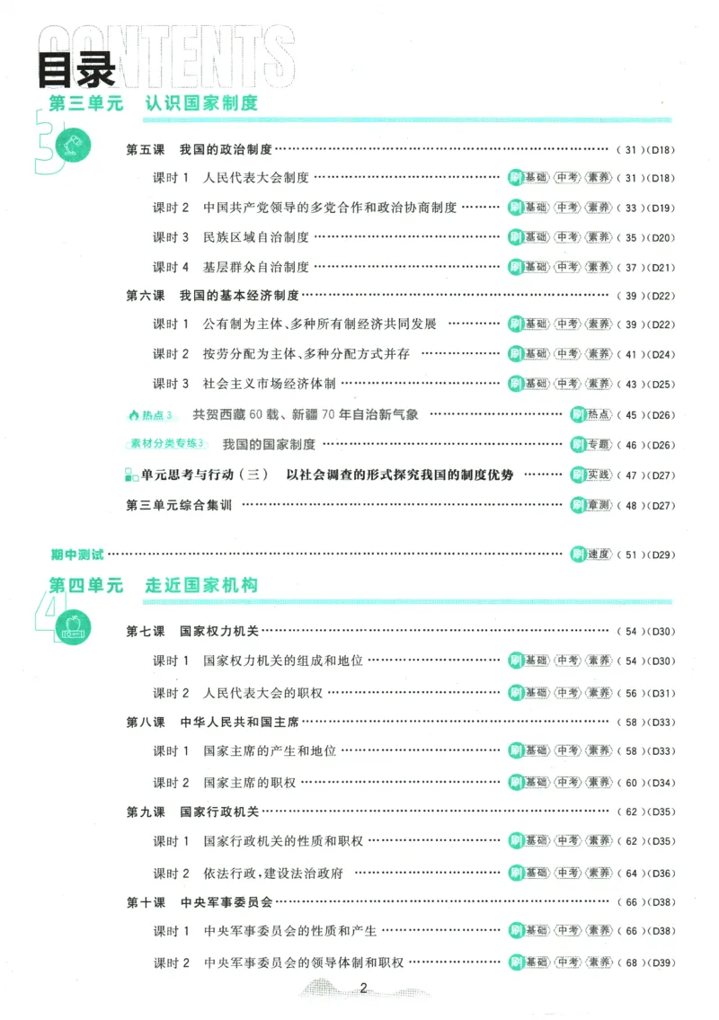 2026春《初中必刷题》道法RJ8下_2026春《初中必刷题》道法RJ8下