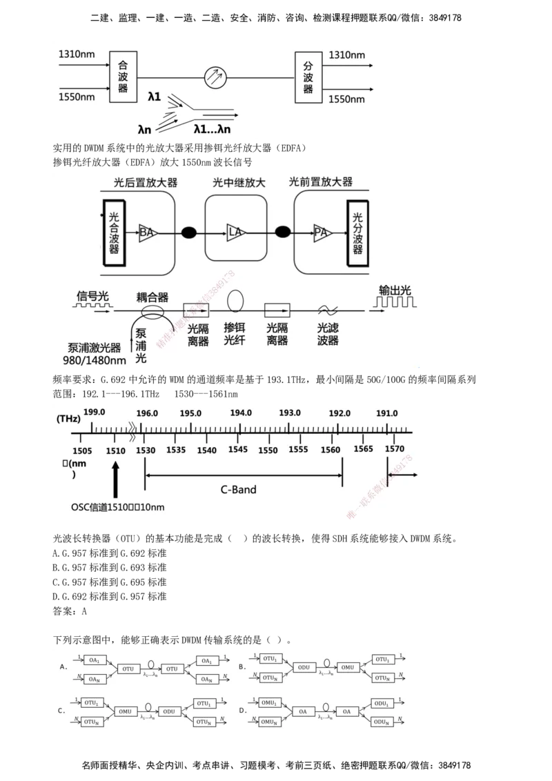 06.06-第1章-1.2-光纤传输系统（二）_2026年一级建造师_2026年一建通信_2026年一建通信SVIP_2026一建通信SVIP_02-基础精讲✿高端面授✿深度强化_01.第一章_讲义