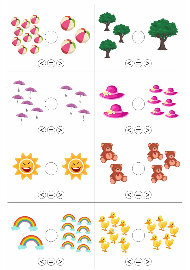0017幼小衔接比大小(1)_幼小衔接数学