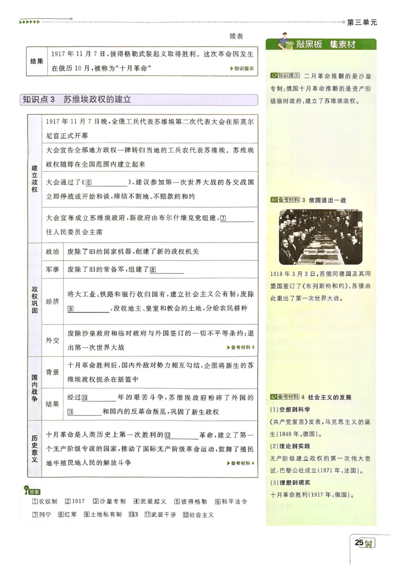 26春《初中必刷题》历史人教版9下狂K重点_2026版初中《必刷题》9年级下册（历史）（人教）_2026春《初中必刷题》历史RJ9下