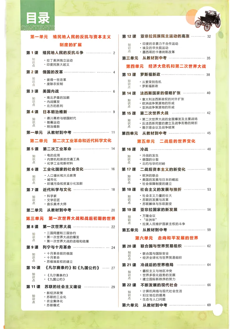 26春《初中必刷题》历史人教版9下狂K重点_2026版初中《必刷题》9年级下册（历史）（人教）_2026春《初中必刷题》历史RJ9下