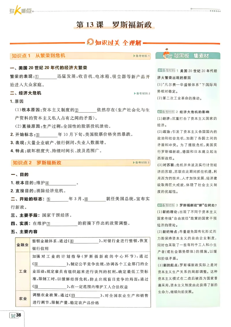 26春《初中必刷题》历史人教版9下狂K重点_2026版初中《必刷题》9年级下册（历史）（人教）_2026春《初中必刷题》历史RJ9下