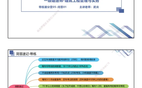 06.2025武炎-实务带练拔分营-建筑实务6_2026年一级建造师_2026年一建建筑_2025年一建建筑SVIP_04-冲刺串讲✿考点强化✿小灶集训_57-建筑《实务带练拔分》武炎HX_讲义