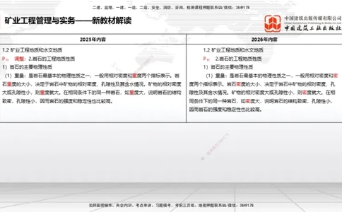 01.15一建《矿业》新教材变动解析课_2026年一级建造师_2026年一建矿业_2026年一建矿业SVIP_2026一建矿业SVIP_02-基础精讲✿高端面授✿深度强化_讲义