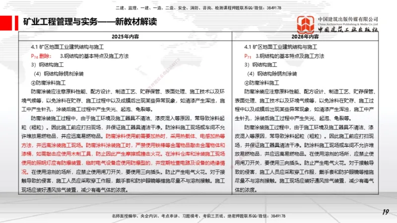 01.15一建《矿业》新教材变动解析课_2026年一级建造师_2026年一建矿业_2026年一建矿业SVIP_2026一建矿业SVIP_02-基础精讲✿高端面授✿深度强化_讲义