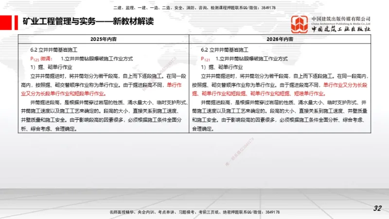 01.15一建《矿业》新教材变动解析课_2026年一级建造师_2026年一建矿业_2026年一建矿业SVIP_2026一建矿业SVIP_02-基础精讲✿高端面授✿深度强化_讲义