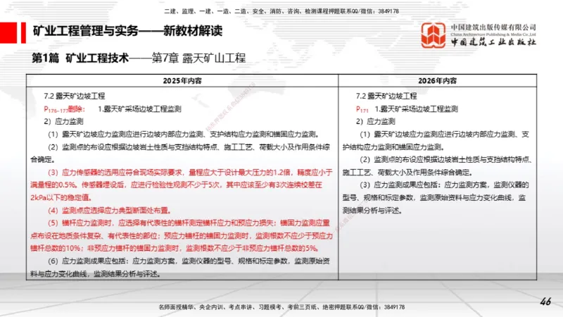 01.15一建《矿业》新教材变动解析课_2026年一级建造师_2026年一建矿业_2026年一建矿业SVIP_2026一建矿业SVIP_02-基础精讲✿高端面授✿深度强化_讲义