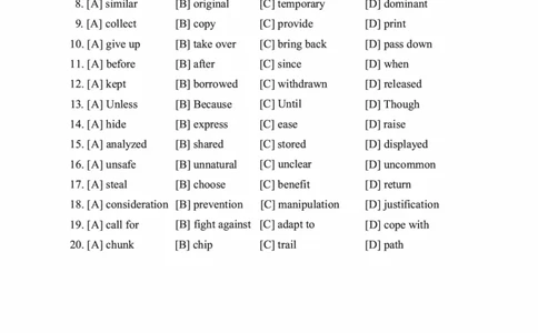 2013年考研英语二真题（可复制搜索查词）(1)_❤️2.2010-2024年考研英语二真题及解析_01、真题部分