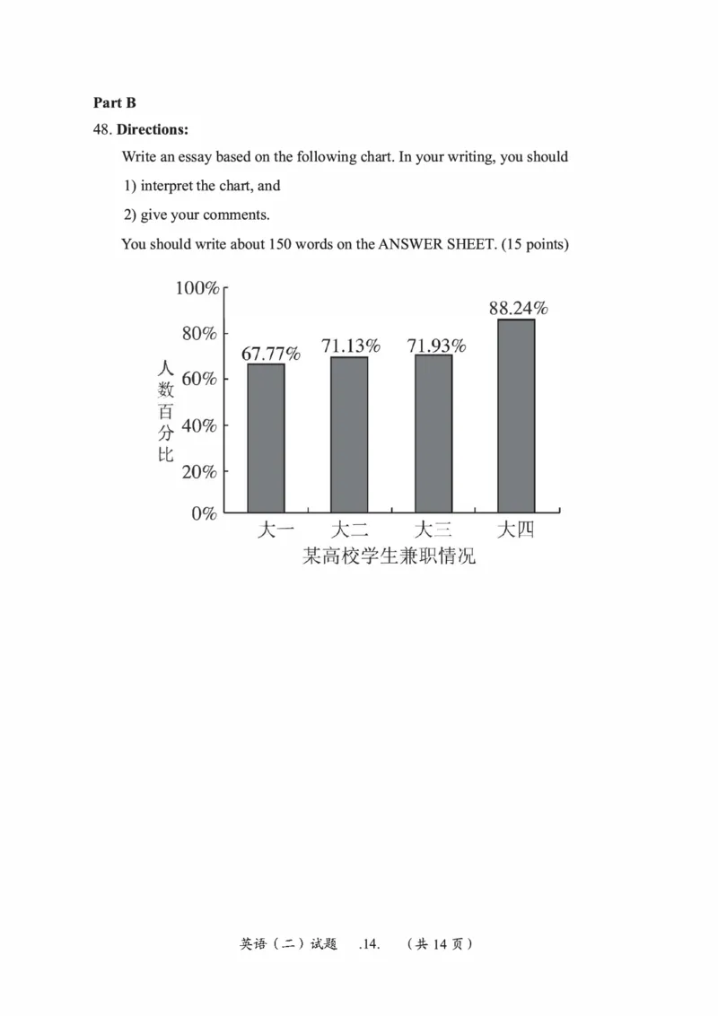 2013年考研英语二真题（可复制搜索查词）(1)_❤️2.2010-2024年考研英语二真题及解析_01、真题部分