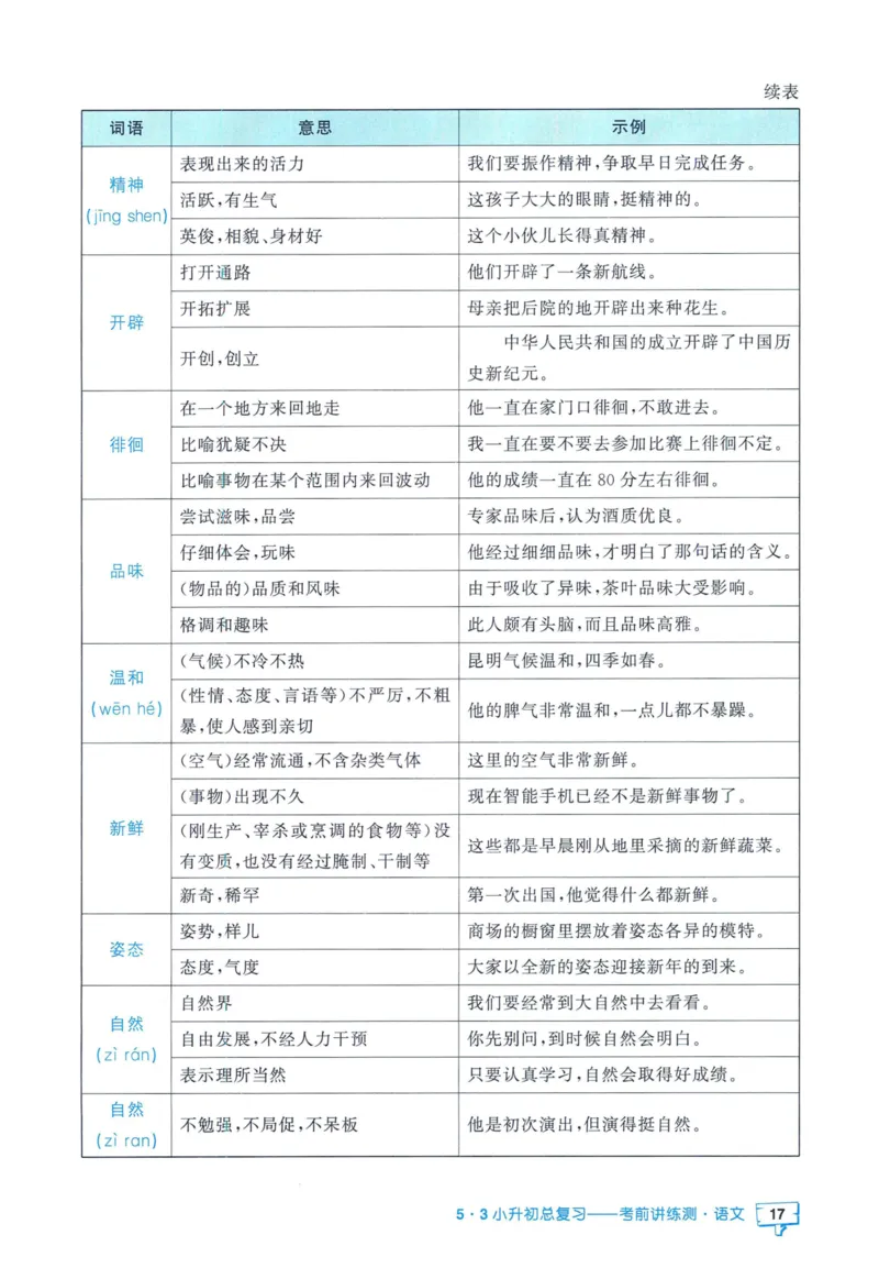 53小升初总复习《语文知识汇总》（24春）_2024年人教版小学数学一二三四五六年级上册下册期中期末试a0747_小学全科《同步练习+精品试卷》打包下载（1-6年级单元月考期中期末试卷）