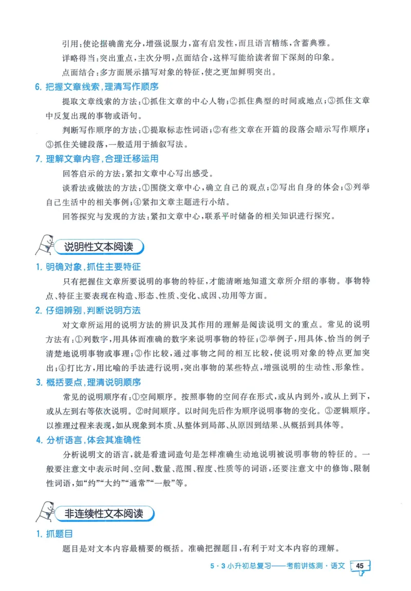 53小升初总复习《语文知识汇总》（24春）_2024年人教版小学数学一二三四五六年级上册下册期中期末试a0747_小学全科《同步练习+精品试卷》打包下载（1-6年级单元月考期中期末试卷）