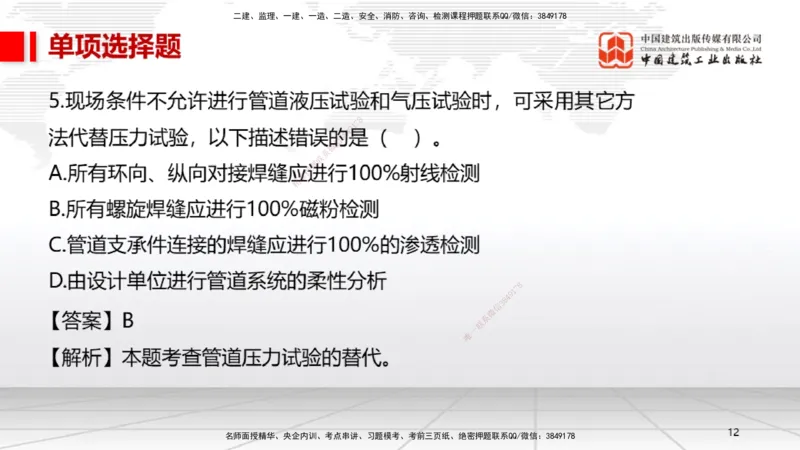 2025一建《机电》考前小灶直播课（卷二）1_2026年一级建造师_2026年一建机电_2025年一建机电SVIP_04-冲刺串讲✿考点强化✿小灶集训_75-机电《考前小灶直播》闫娜JGS_讲义