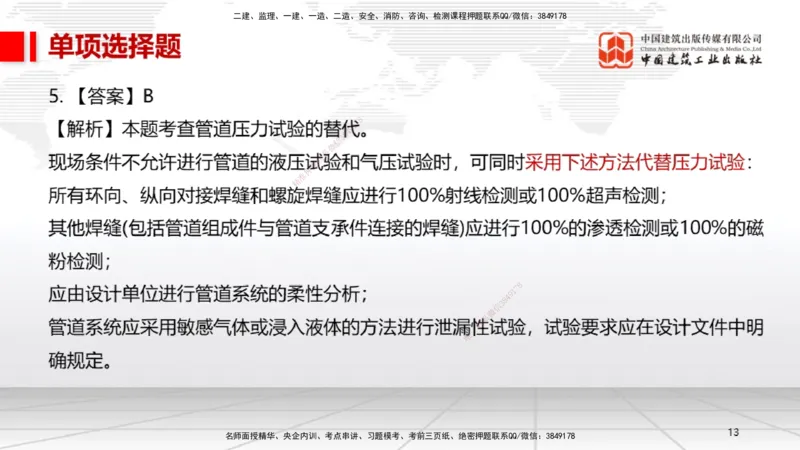 2025一建《机电》考前小灶直播课（卷二）1_2026年一级建造师_2026年一建机电_2025年一建机电SVIP_04-冲刺串讲✿考点强化✿小灶集训_75-机电《考前小灶直播》闫娜JGS_讲义
