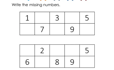 C01-丢失的数字专题素材包1_幼小衔接数学
