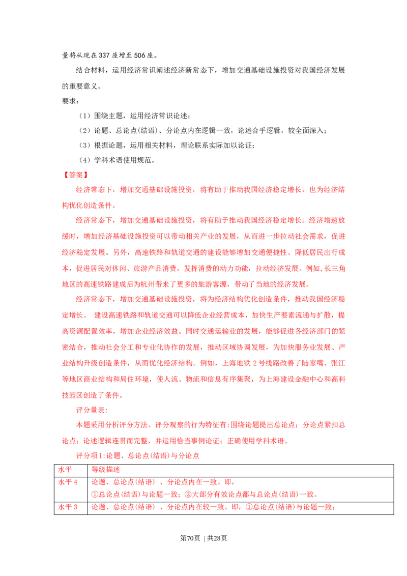 2015年高考政治试卷（上海）（解析）_政治历年高考真题_新&middot;Word版2008-2025&middot;高考政治真题_政治（按年份分类）2008-2025_2015&middot;政治高考真题