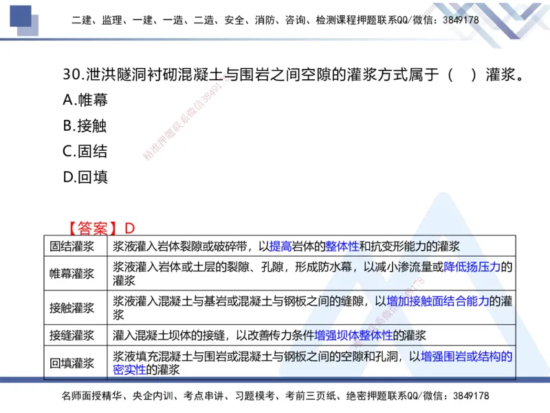 01.2025张芬-易错易混题讲解-水利_2026年一级建造师_2026年一建水利_2025年一建水利SVIP_04-冲刺串讲✿考点强化✿小灶集训_37-水利《易错易混讲解》张芬HX_讲义