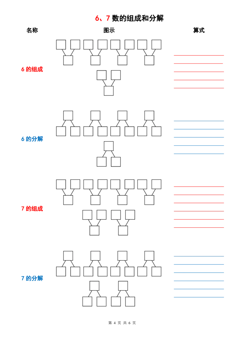0017-10以内数的组成与分解_幼小衔接数学