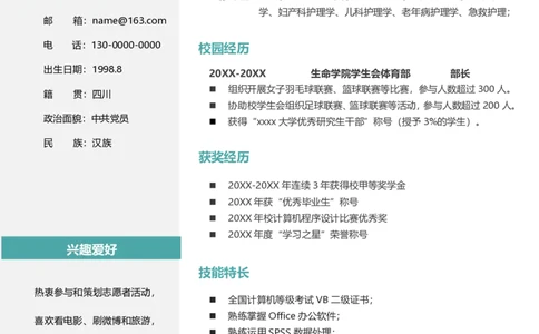 护理_26考研复试_10考研复试资料25_2025考研复试简历124款_按专业分类