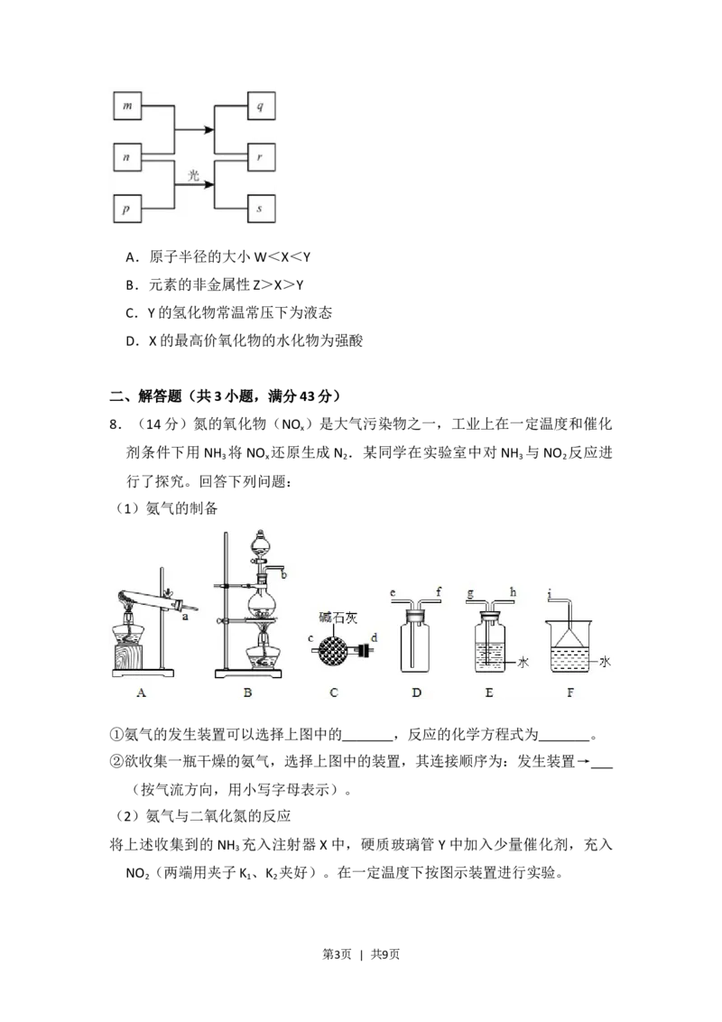 2016年高考化学试卷（新课标Ⅰ）（空白卷）_历年高考真题合集_化学历年高考真题_新&middot;Word版2008-2025&middot;高考化学真题_化学（按试卷类型分类）2008-2025_全国卷&middot;化学（2008-2024）