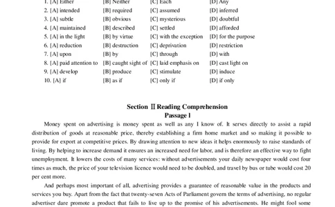 1986&mdash;1995年历年考研英语真题集_❤️1.1980-2009年考研英语真题及解析(英语一二通用）_01、真题部分（英语一二通用）_1980-1997年真题