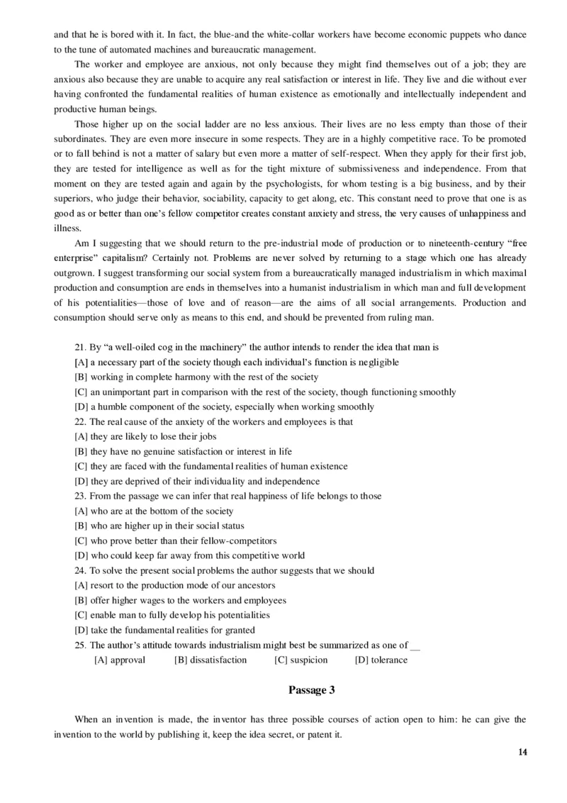 1986&mdash;1995年历年考研英语真题集_❤️1.1980-2009年考研英语真题及解析(英语一二通用）_01、真题部分（英语一二通用）_1980-1997年真题