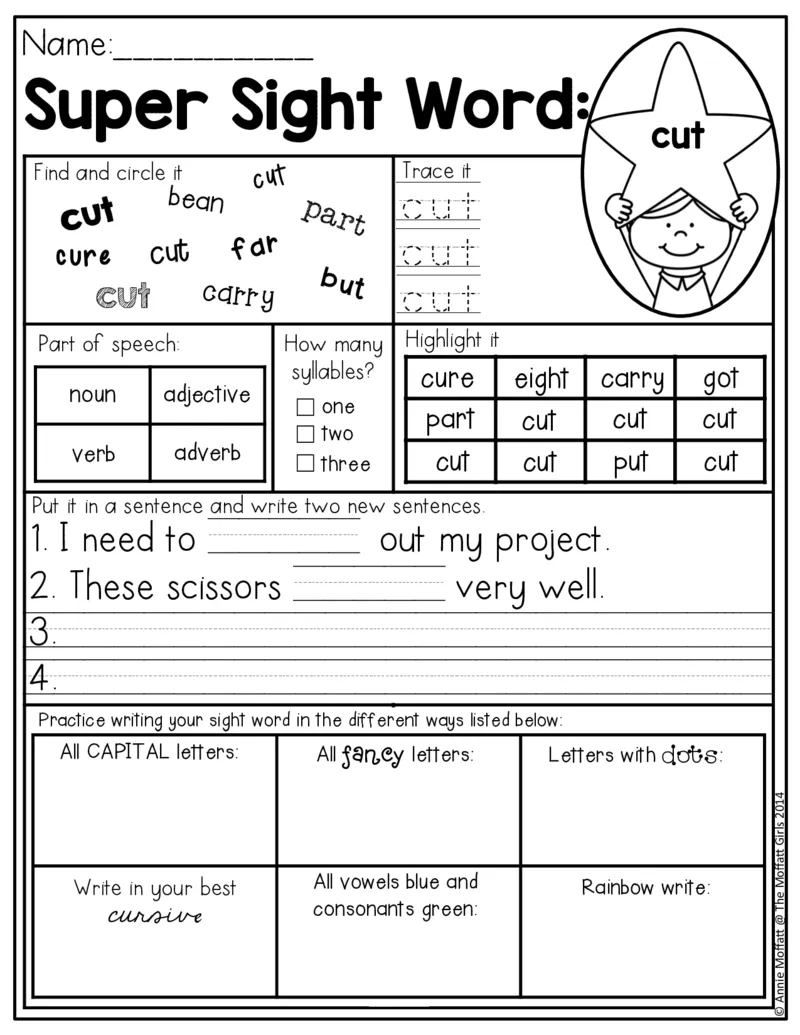 5自然拼读SightWords(启蒙阅读高频词）_幼小衔接全套_幼小衔接资料大全_幼小衔接资料1️⃣_017高频词翻翻卡500页_五个级别高频词SightWords练习纸​