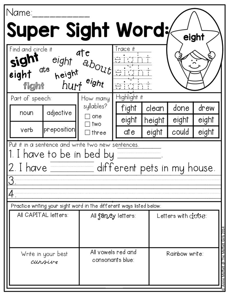5自然拼读SightWords(启蒙阅读高频词）_幼小衔接全套_幼小衔接资料大全_幼小衔接资料1️⃣_017高频词翻翻卡500页_五个级别高频词SightWords练习纸​