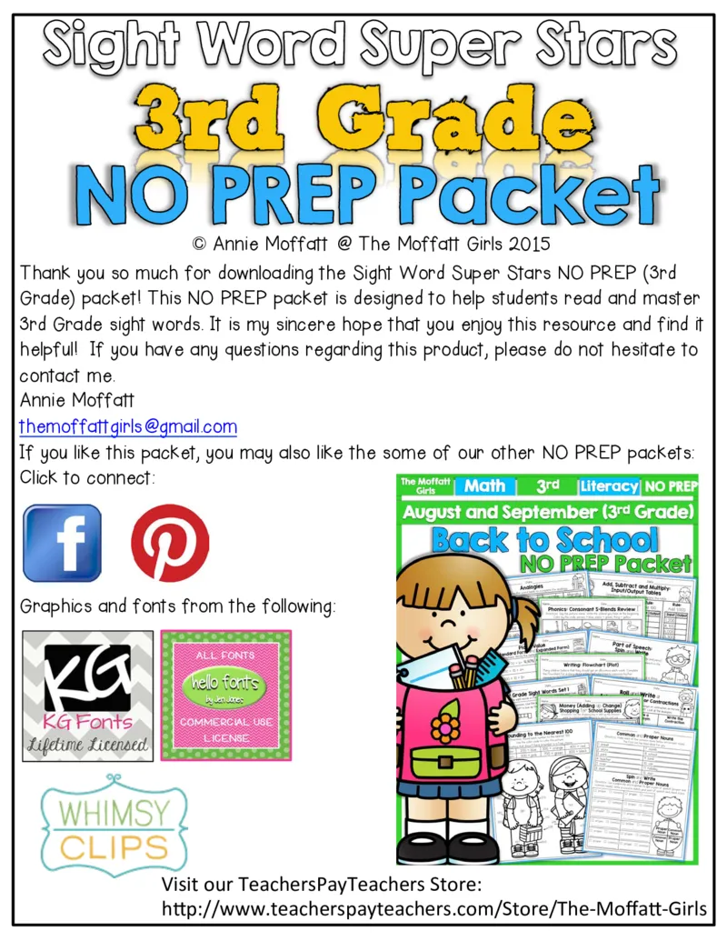 5自然拼读SightWords(启蒙阅读高频词）_幼小衔接全套_幼小衔接资料大全_幼小衔接资料1️⃣_017高频词翻翻卡500页_五个级别高频词SightWords练习纸​