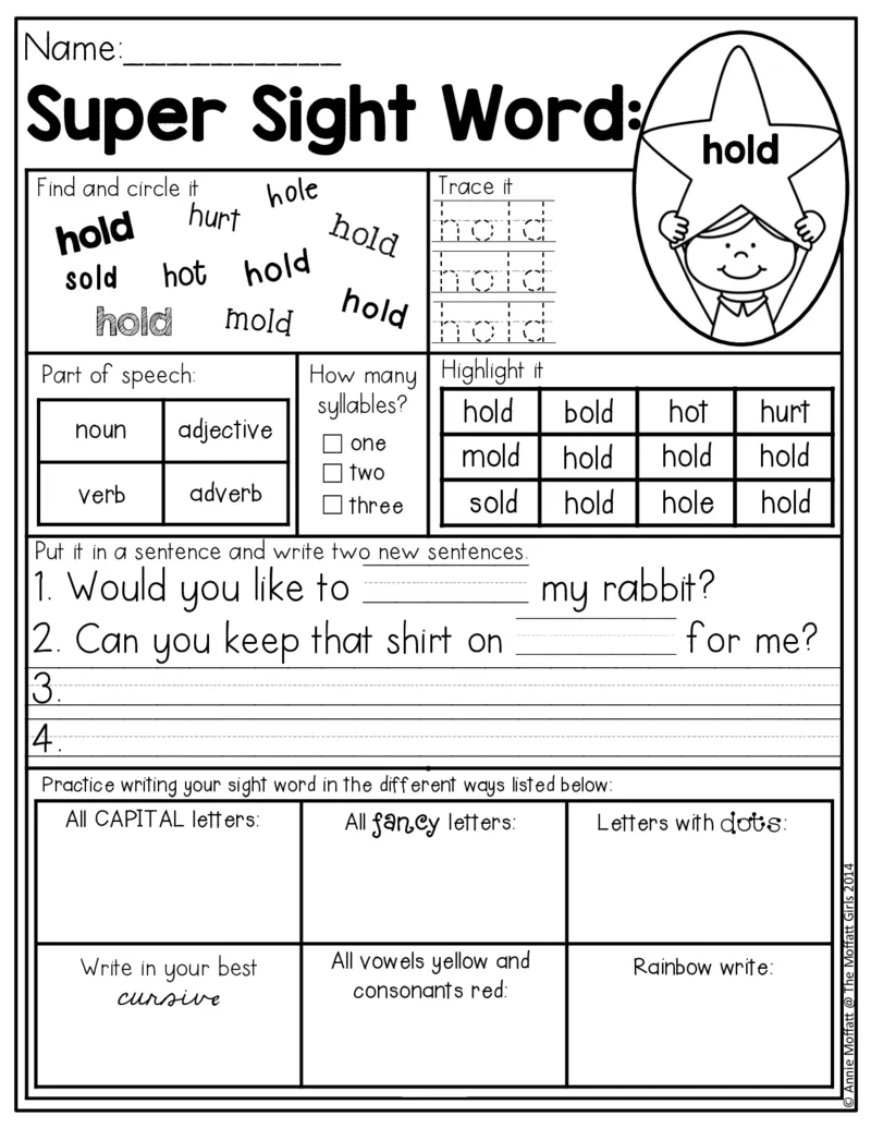 5自然拼读SightWords(启蒙阅读高频词）_幼小衔接全套_幼小衔接资料大全_幼小衔接资料1️⃣_017高频词翻翻卡500页_五个级别高频词SightWords练习纸​