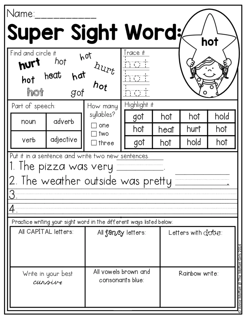 5自然拼读SightWords(启蒙阅读高频词）_幼小衔接全套_幼小衔接资料大全_幼小衔接资料1️⃣_017高频词翻翻卡500页_五个级别高频词SightWords练习纸​