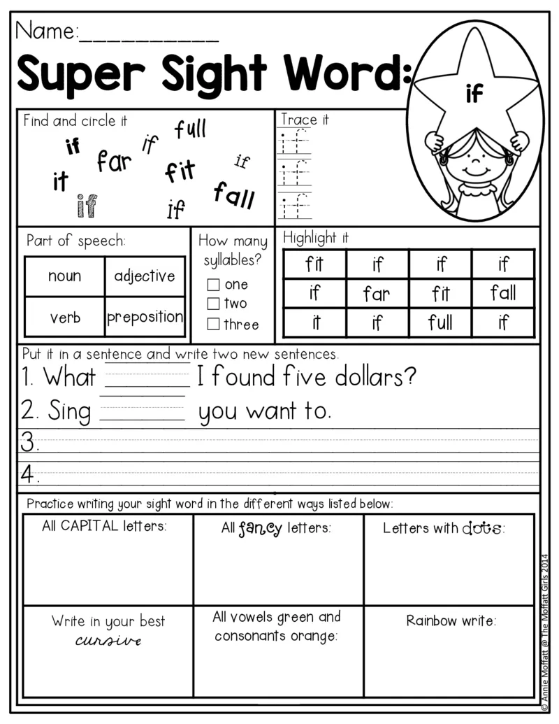 5自然拼读SightWords(启蒙阅读高频词）_幼小衔接全套_幼小衔接资料大全_幼小衔接资料1️⃣_017高频词翻翻卡500页_五个级别高频词SightWords练习纸​