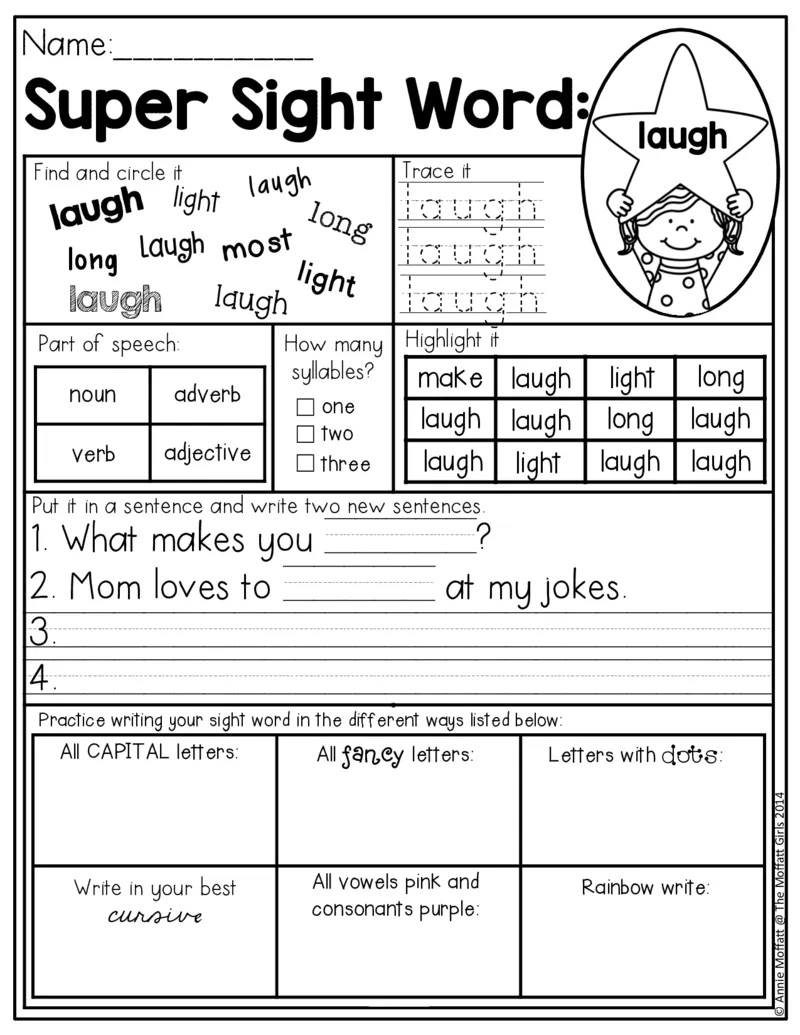 5自然拼读SightWords(启蒙阅读高频词）_幼小衔接全套_幼小衔接资料大全_幼小衔接资料1️⃣_017高频词翻翻卡500页_五个级别高频词SightWords练习纸​