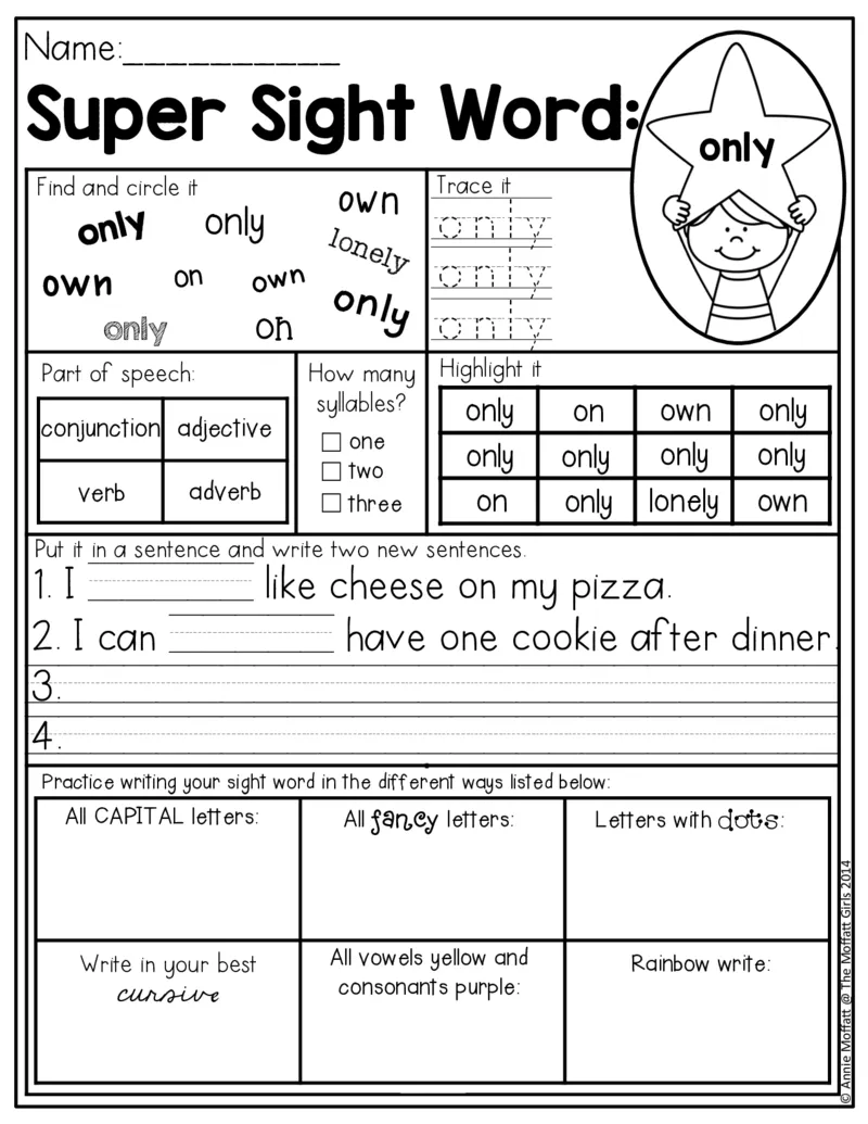 5自然拼读SightWords(启蒙阅读高频词）_幼小衔接全套_幼小衔接资料大全_幼小衔接资料1️⃣_017高频词翻翻卡500页_五个级别高频词SightWords练习纸​