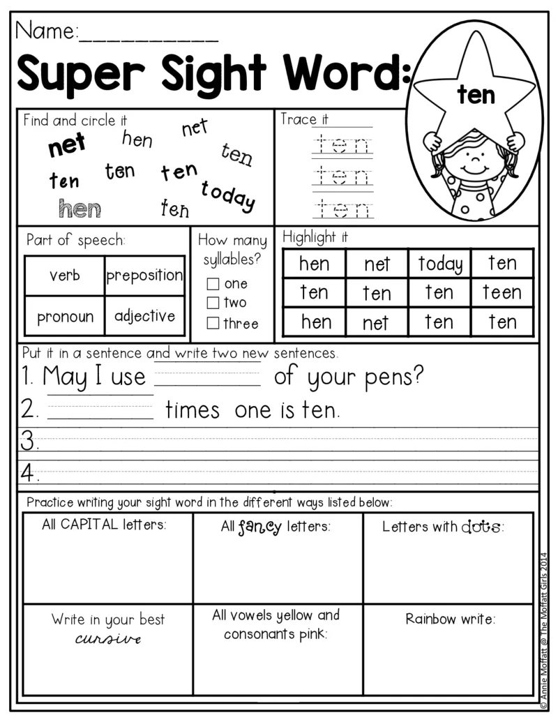 5自然拼读SightWords(启蒙阅读高频词）_幼小衔接全套_幼小衔接资料大全_幼小衔接资料1️⃣_017高频词翻翻卡500页_五个级别高频词SightWords练习纸​