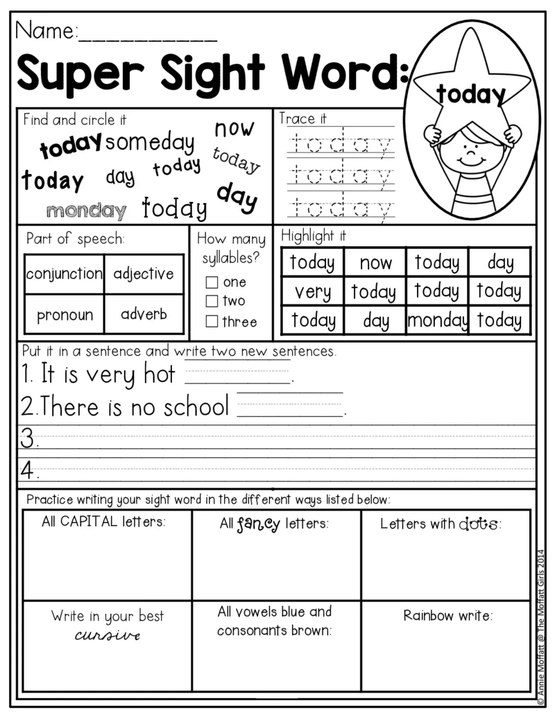 5自然拼读SightWords(启蒙阅读高频词）_幼小衔接全套_幼小衔接资料大全_幼小衔接资料1️⃣_017高频词翻翻卡500页_五个级别高频词SightWords练习纸​