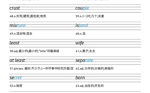 2025秋人教版八年级上册英语U5衡水体字帖_初中英语新版_最新人教版英语八年级上册_新版_初中英语8上新更新第三套可选择_10单词默写+字帖_字帖