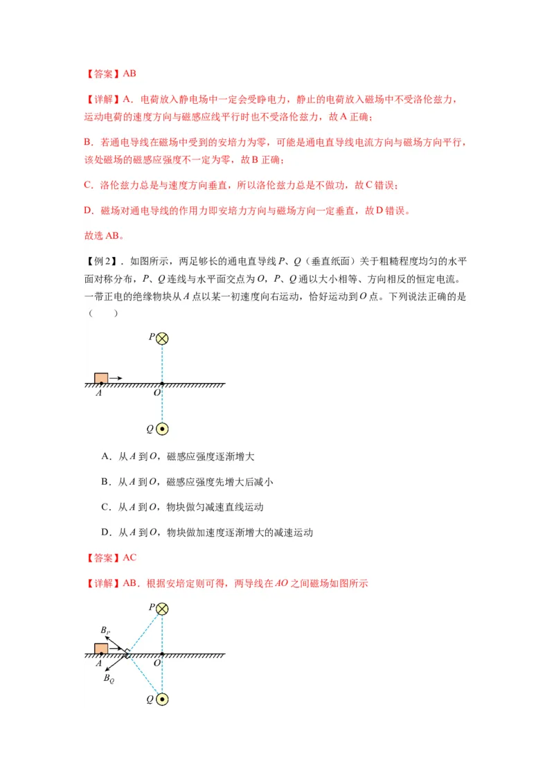专题24磁场的基本性质（解析版）_2025高中物理模型方法技巧高三复习专题练习讲义_新版高考物理模型与方法