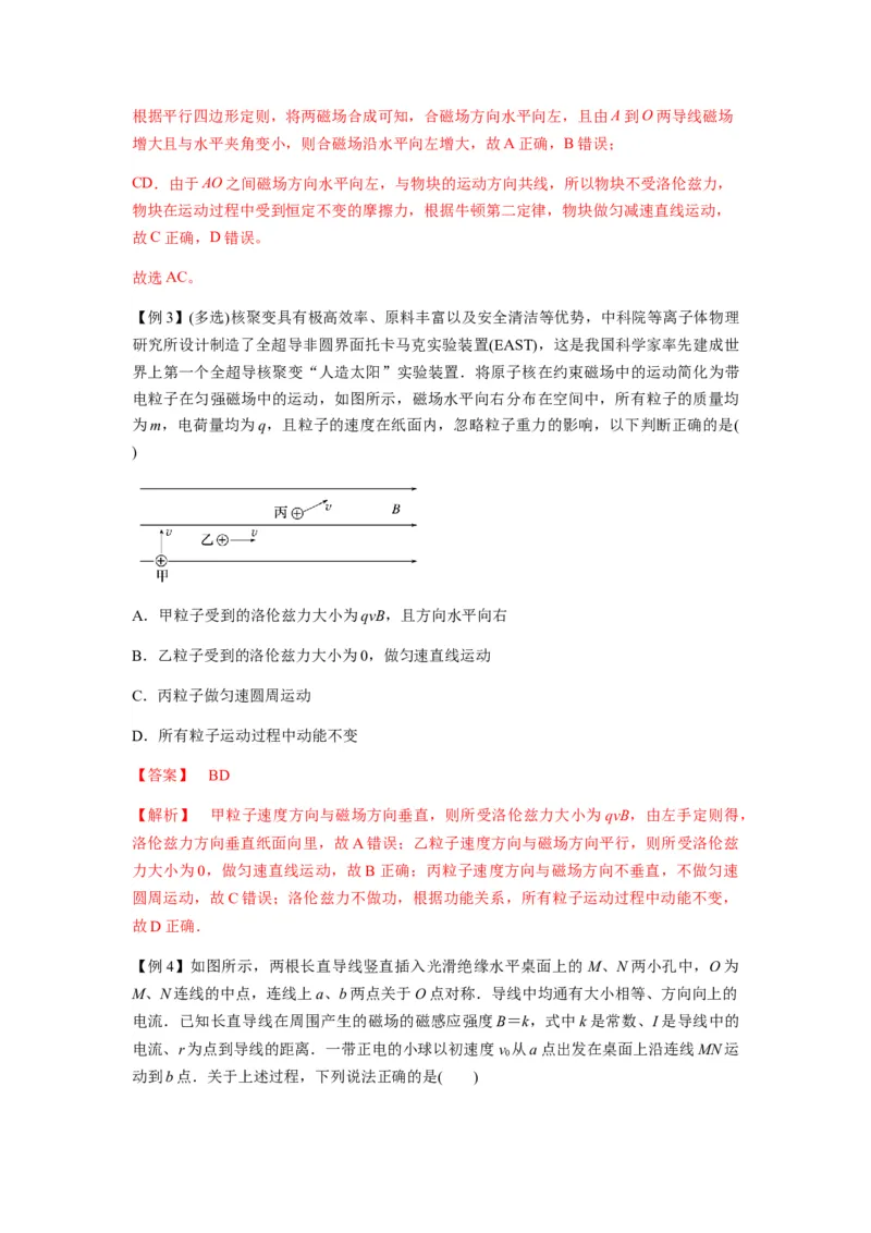 专题24磁场的基本性质（解析版）_2025高中物理模型方法技巧高三复习专题练习讲义_新版高考物理模型与方法