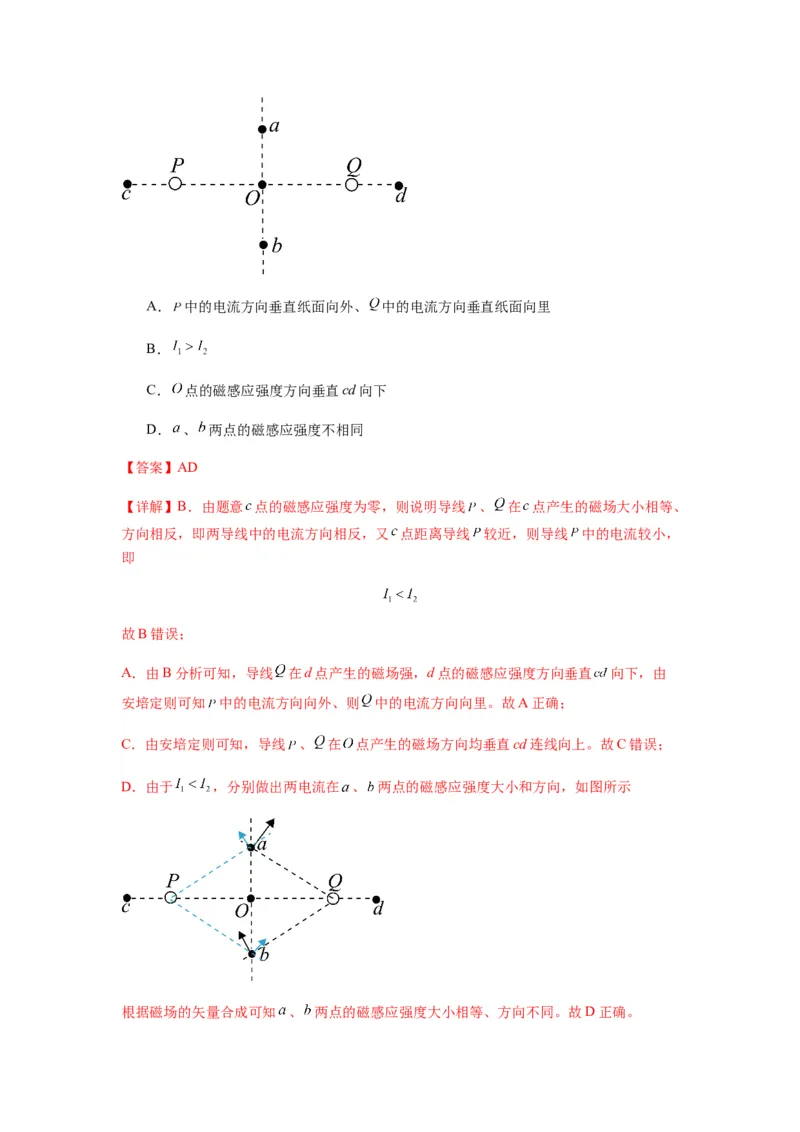 专题24磁场的基本性质（解析版）_2025高中物理模型方法技巧高三复习专题练习讲义_新版高考物理模型与方法
