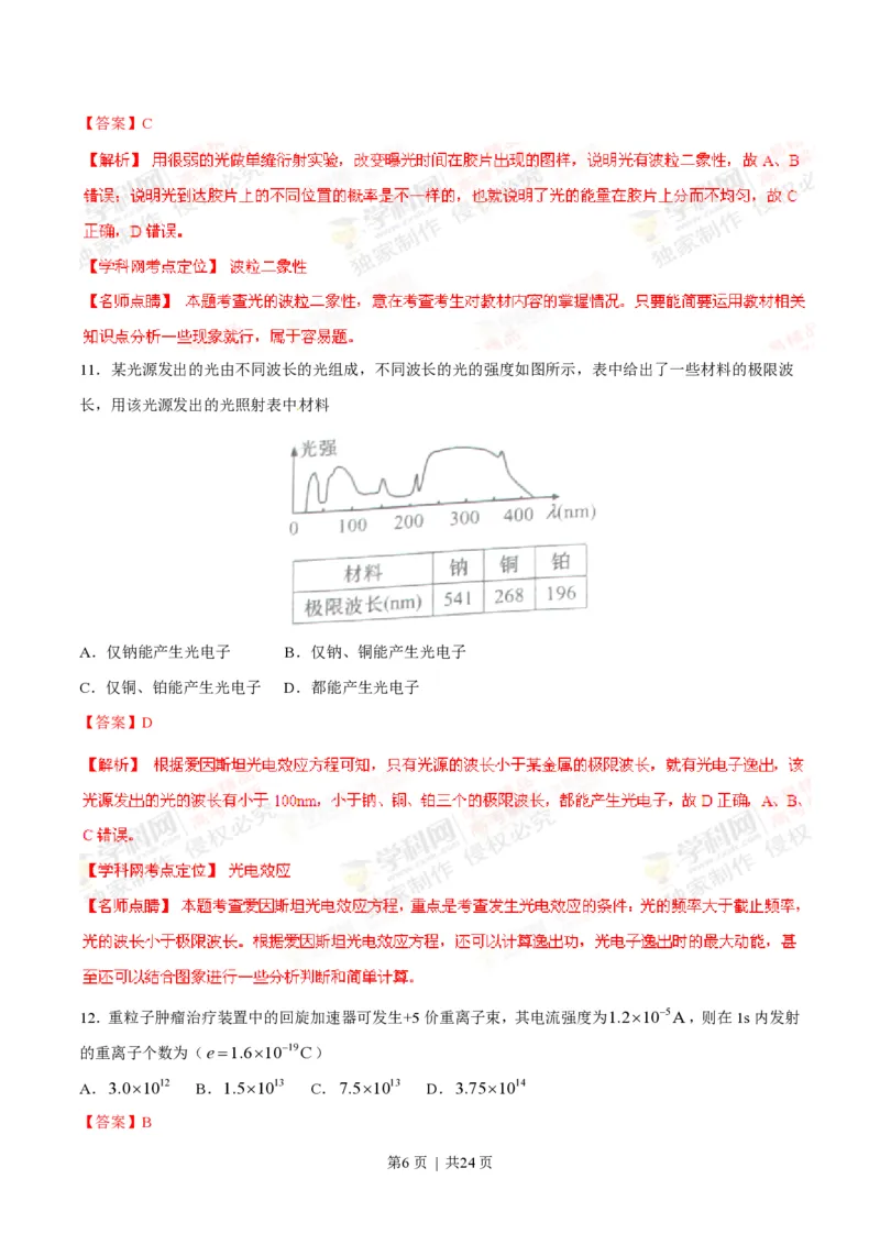 2015年高考物理试卷（上海）（解析卷）_物理历年高考真题_新&middot;PDF版2008-2025&middot;高考物理真题_物理（按试卷类型分类）2008-2025_自主命题卷&middot;物理（2008-2025）_上海自主命题&middot;物理（2008-2025）