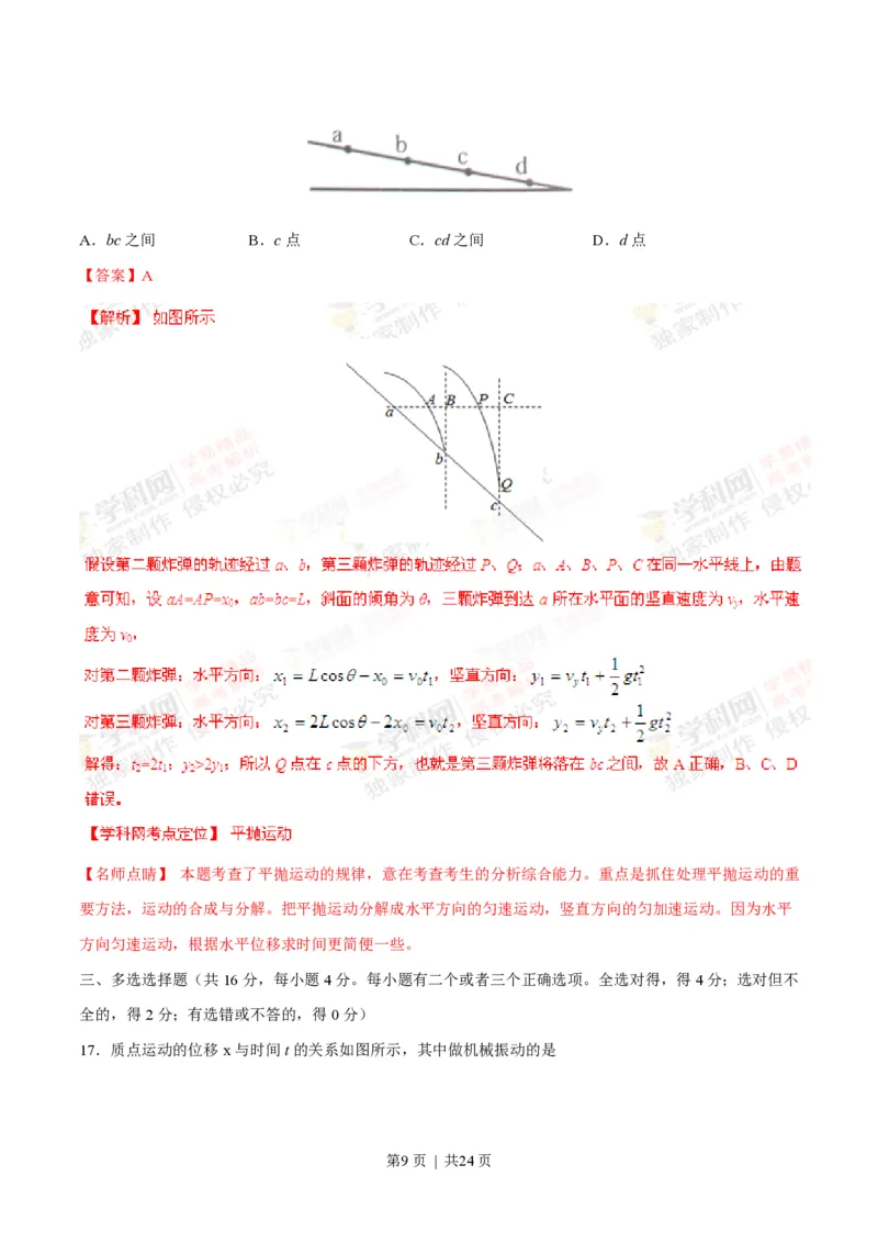 2015年高考物理试卷（上海）（解析卷）_物理历年高考真题_新&middot;PDF版2008-2025&middot;高考物理真题_物理（按试卷类型分类）2008-2025_自主命题卷&middot;物理（2008-2025）_上海自主命题&middot;物理（2008-2025）