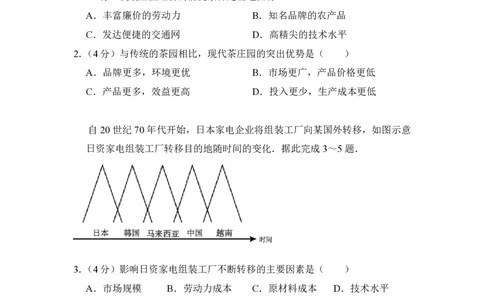 2016年高考地理试卷（新课标Ⅱ）（空白卷）_地理历年高考真题_新&middot;PDF版2008-2025&middot;高考地理真题_地理（按省份分类）2008-2025_2010-2025&middot;（辽宁）地理高考真题