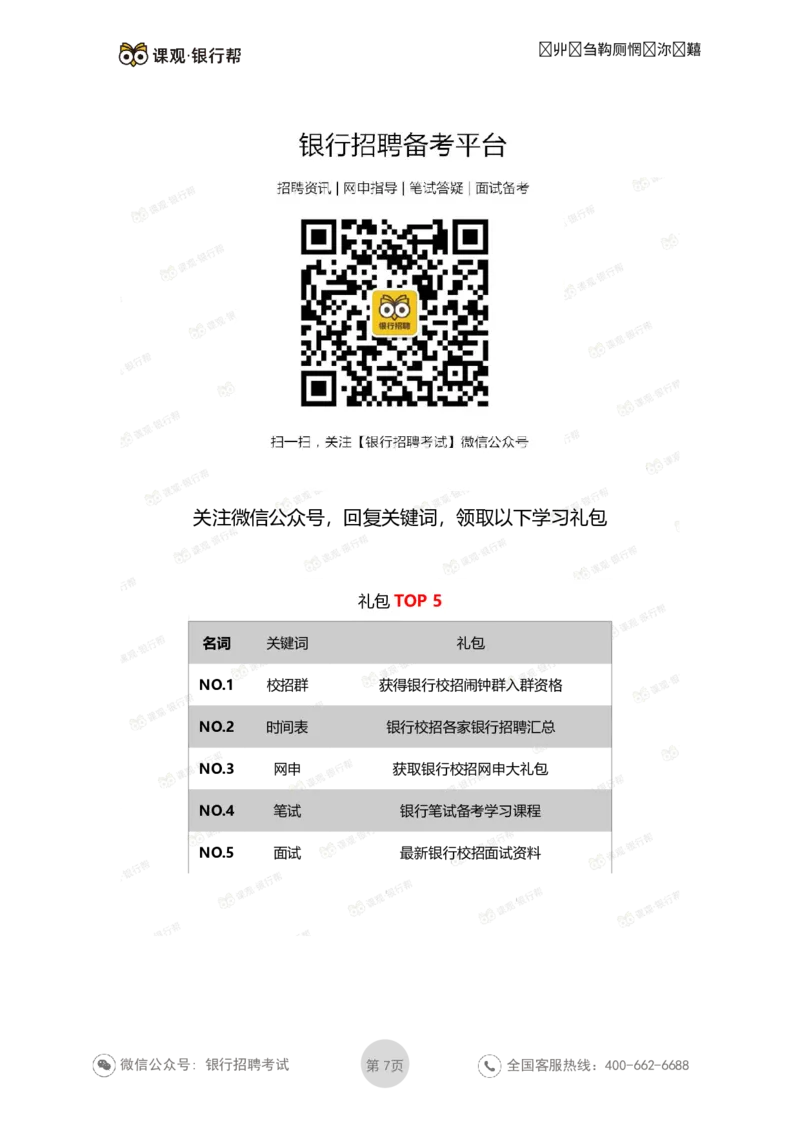 自我介绍6套模板_2025春招题库汇总_十大行测题库_2023年十大热门题库更新中_09、易考汇总_银行面试_03银行面试资料